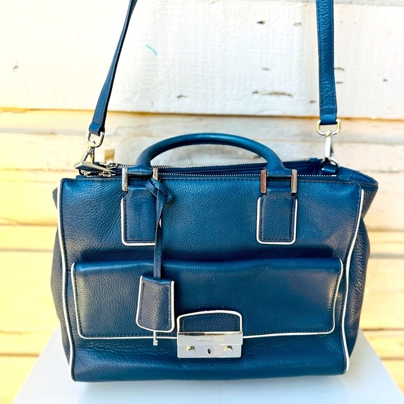 MICHAEL KORS Blue Leather 2 way bag - Picture 17 of 17